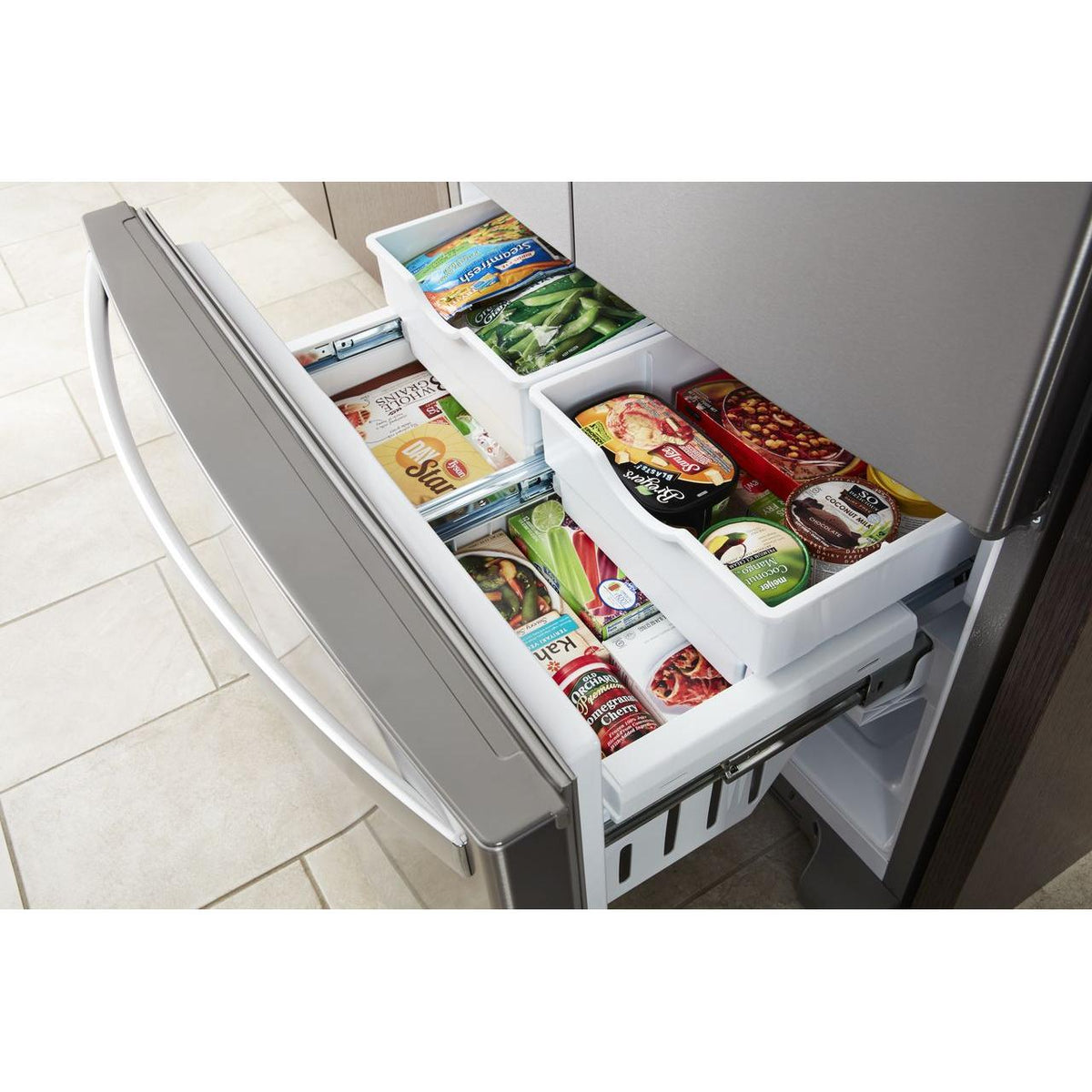  Whirlpool 36-inch, 19.7 cu. ft. Counter-Depth French 3-Door Refrigerator WRF550CDHZ IMAGE 9