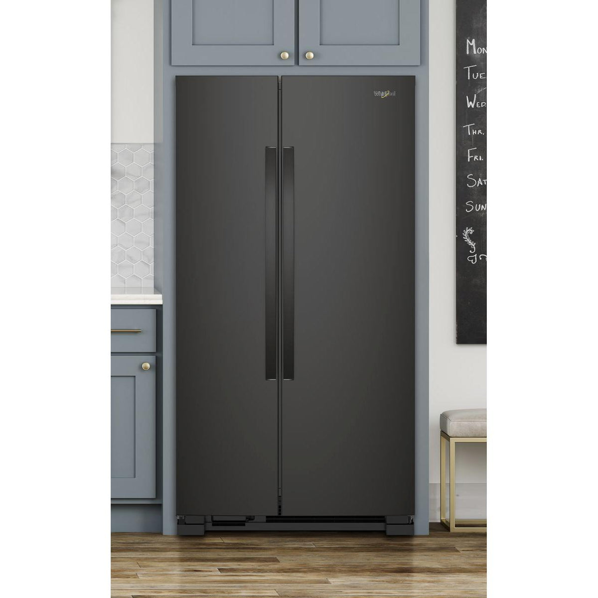  Whirlpool 36-inch, 25.1 cu. ft. Side-By-Side Refrigerator WRS315SNHB IMAGE 5