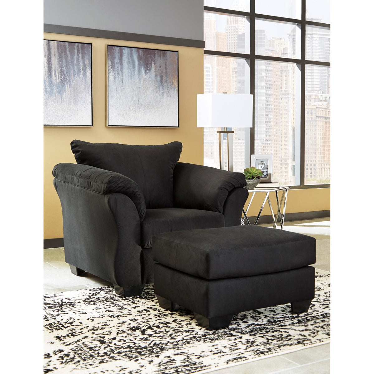  Signature Design by Ashley Darcy Stationary Fabric Chair 7500820 IMAGE 3