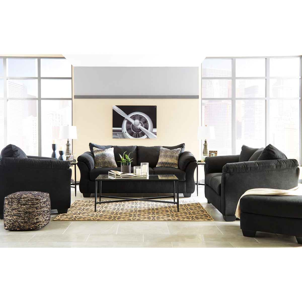  Signature Design by Ashley Darcy Stationary Fabric Sofa 7500838 IMAGE 10