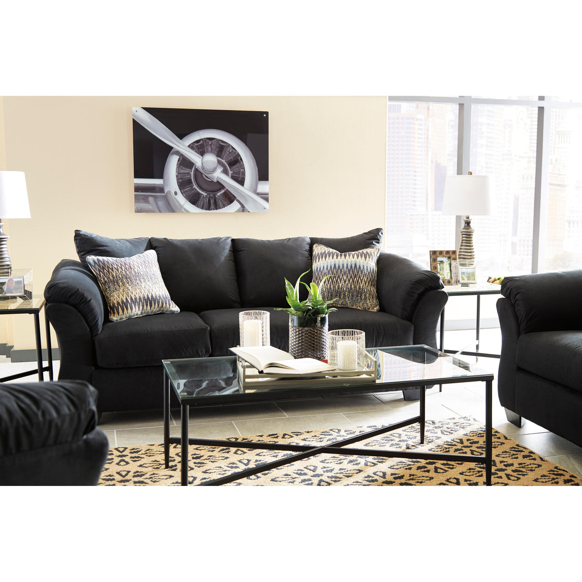 Signature Design by Ashley Darcy Stationary Fabric Sofa 7500838 IMAGE 4
