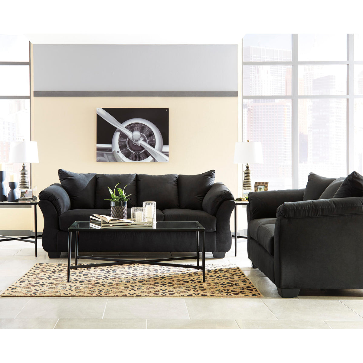  Signature Design by Ashley Darcy Stationary Fabric Sofa 7500838 IMAGE 8