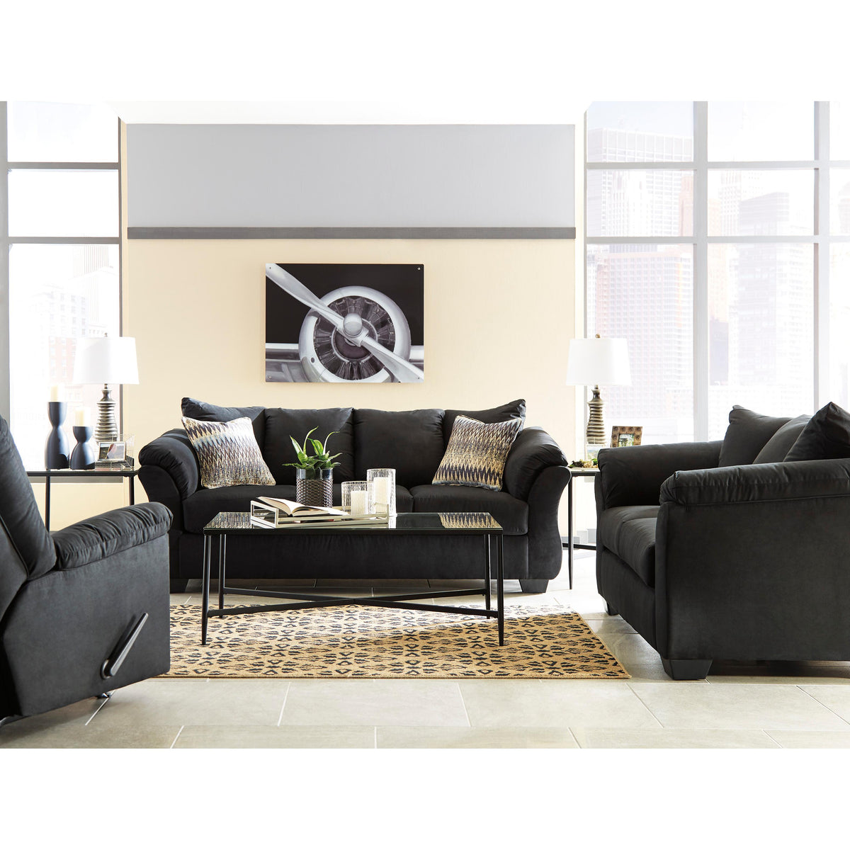  Signature Design by Ashley Darcy Stationary Fabric Sofa 7500838 IMAGE 9