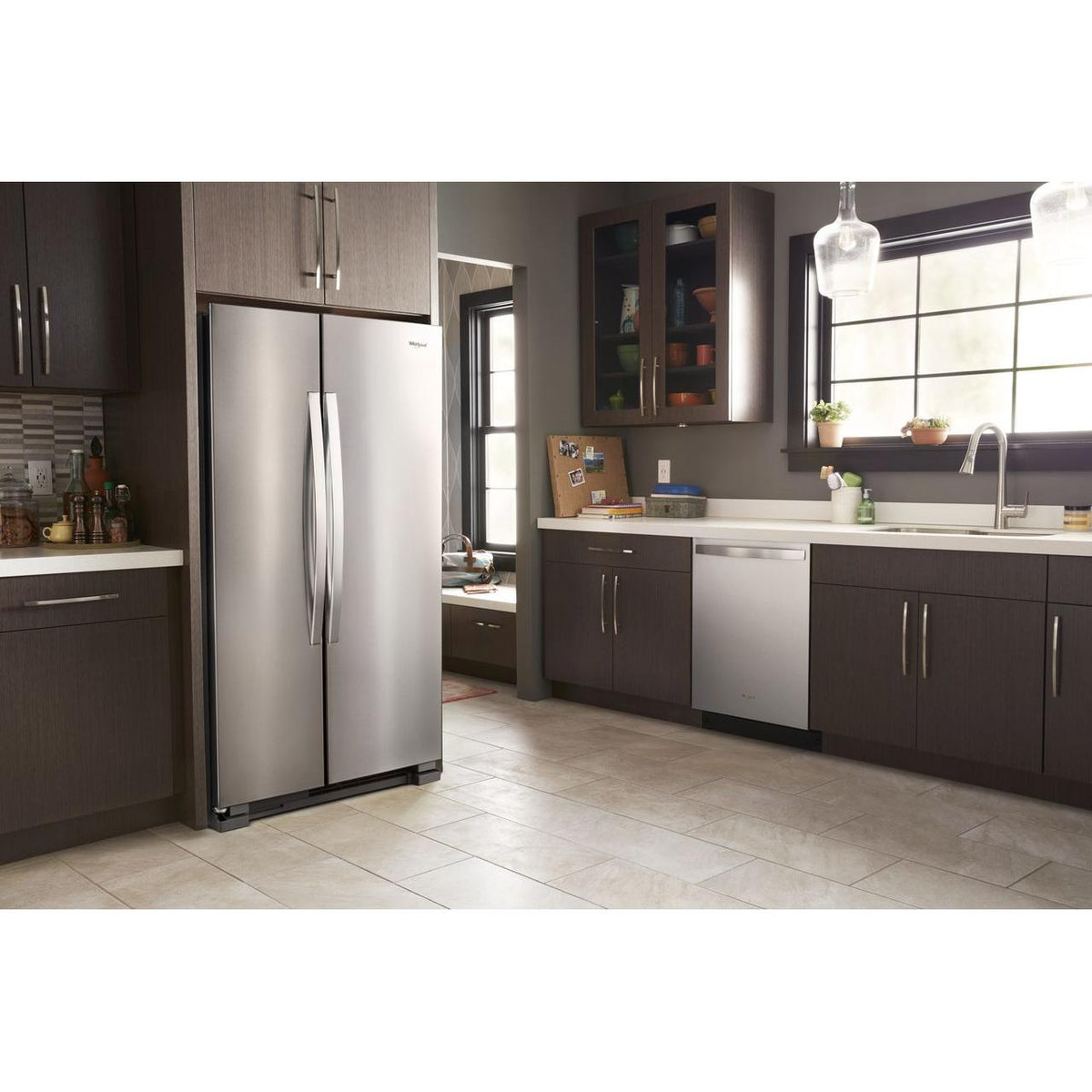  Whirlpool 36-inch, 25.1 cu. ft. Side-By-Side Refrigerator WRS315SNHM IMAGE 5