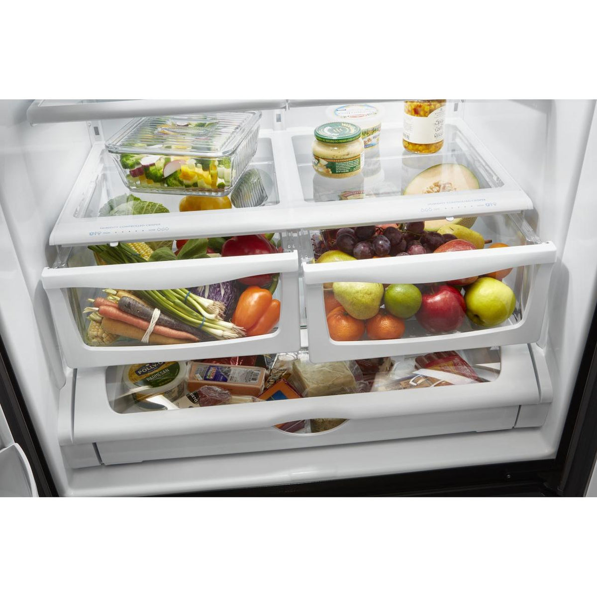  Whirlpool 36-inch, 24.7 cu. ft. French 3-Door Refrigerator with Ice and Water Dispensing System WRF555SDHW IMAGE 6