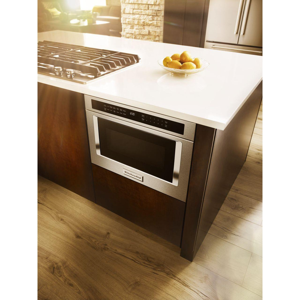  KitchenAid 24-inch, 1.2 cu. ft. Under-Counter Microwave Oven Drawer KMBD104GSS IMAGE 11