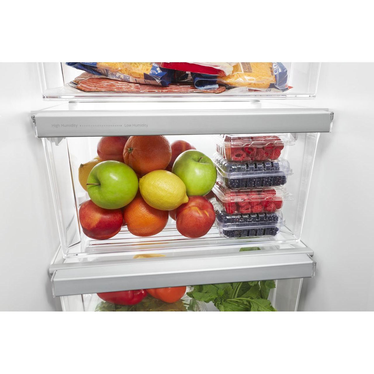 Whirlpool 33-inch, 21.4 cu. ft. Side-by-Side Freestanding Refrigerator with Exterior Ice and Water Dispenser with EveryDrop™ Water Filtration WRS331SDHB IMAGE 3