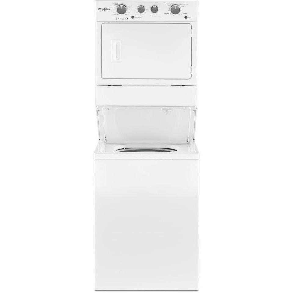  Whirlpool Stacked Washer/Dryer Gas Laundry Center WGT4027HW IMAGE 2