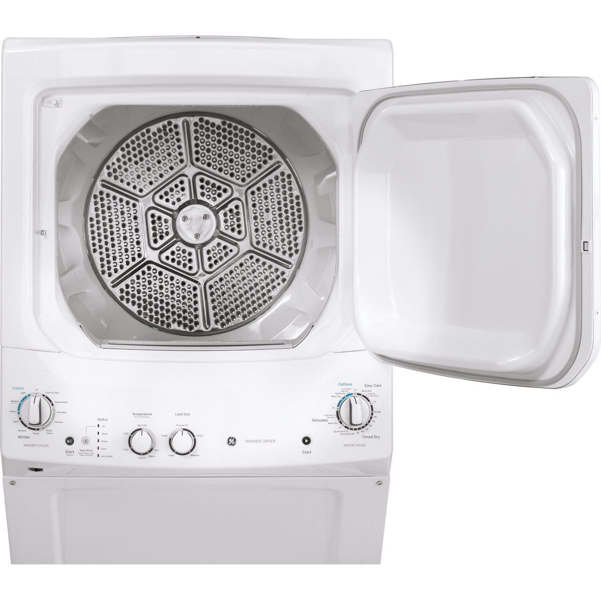  GE Stacked Washer/Dryer Gas Laundry Center GUD27GSSMWW IMAGE 5