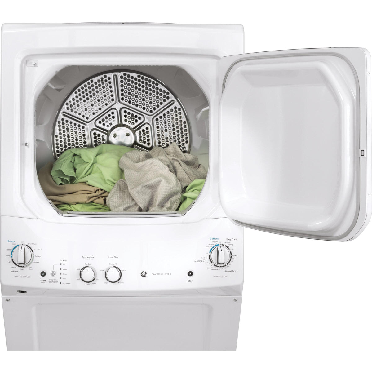  GE Stacked Washer/Dryer Gas Laundry Center GUD27GSSMWW IMAGE 6