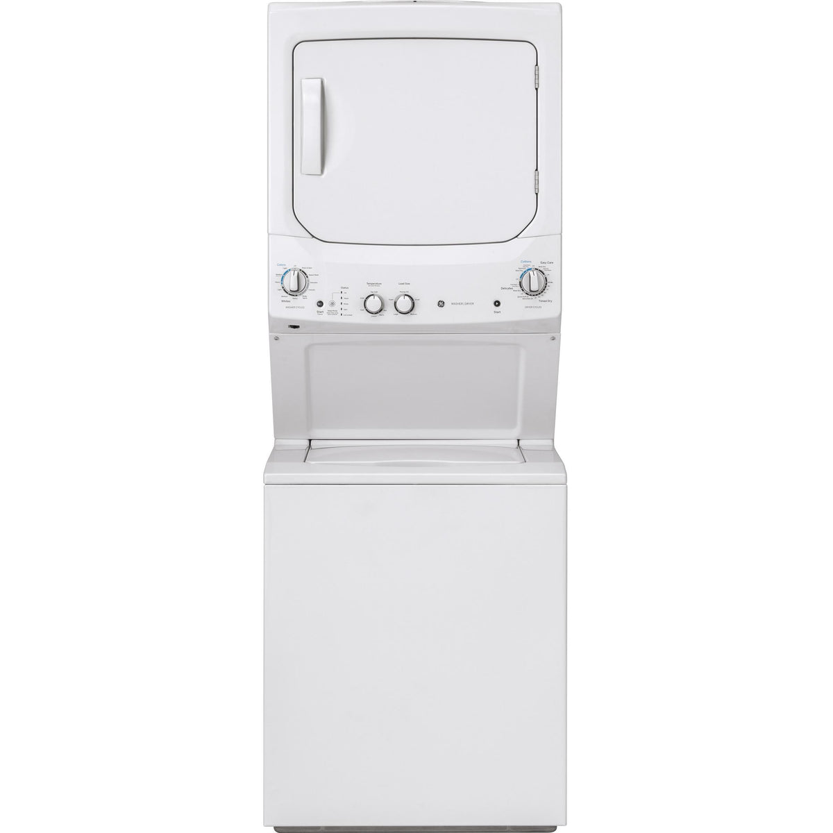  GE Stacked Washer/Dryer Electric Laundry Center GUD24ESMMWW IMAGE 1