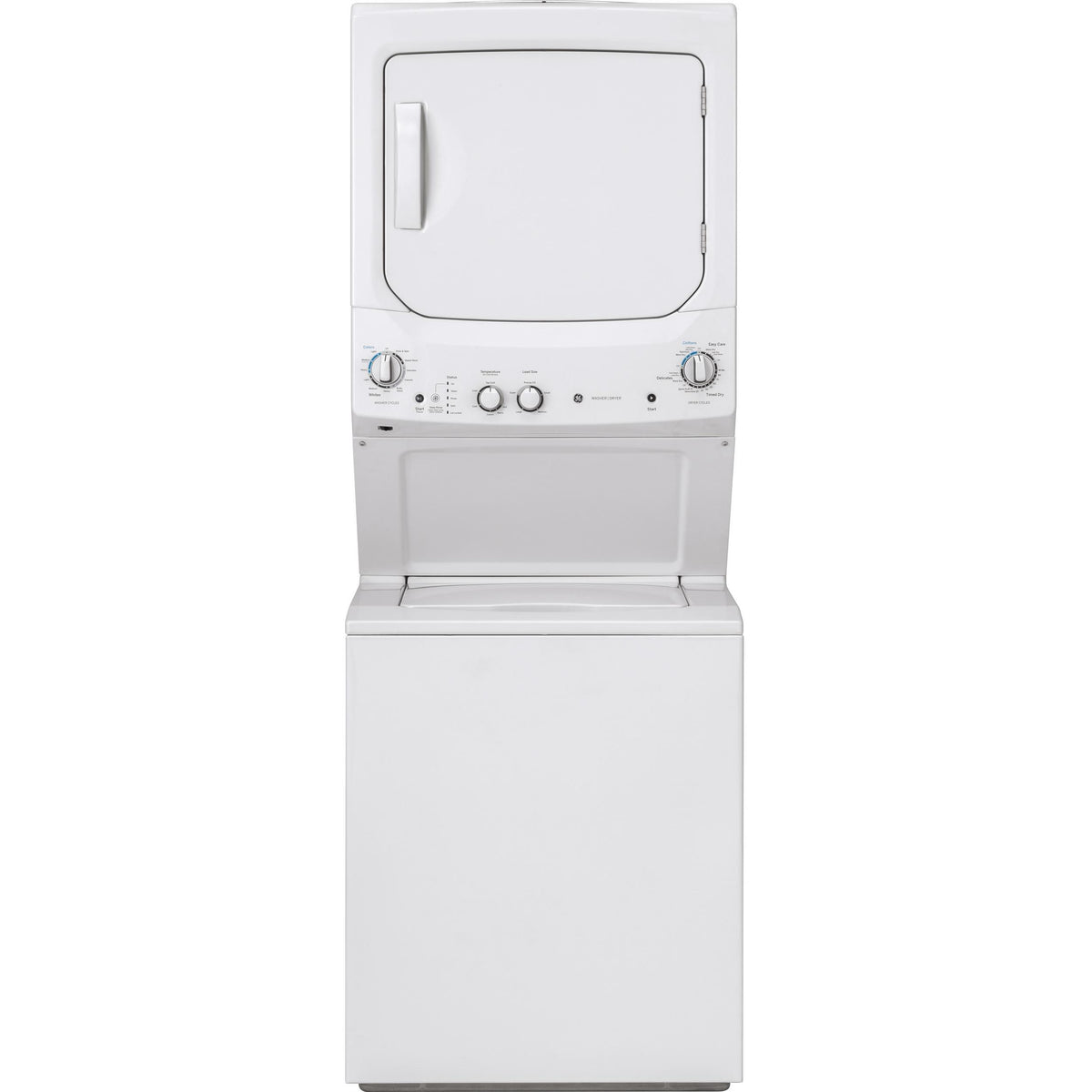  GE Stacked Washer/Dryer Electric Laundry Center GUD27ESMMWW IMAGE 1