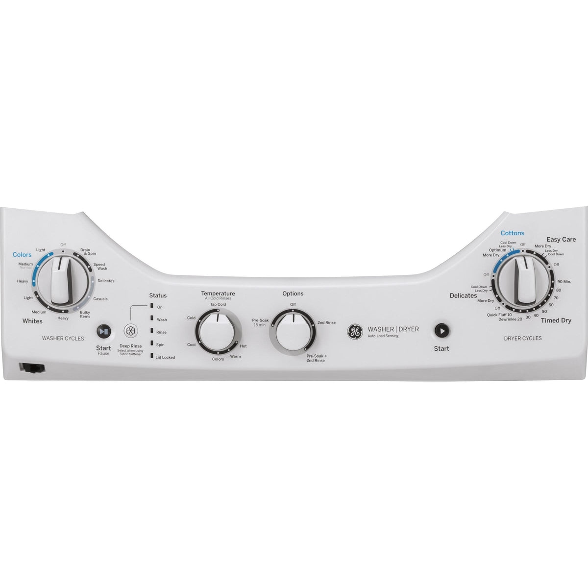  GE Stacked Washer/Dryer Gas Laundry Center GUD24GSSMWW IMAGE 9