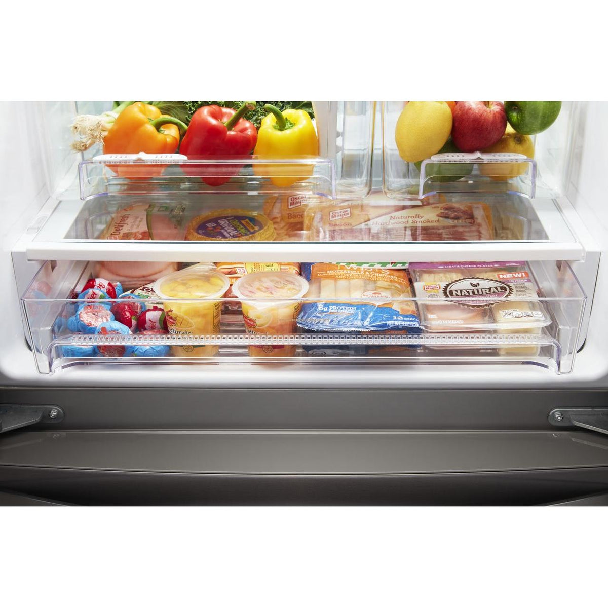  Whirlpool 30-inch, 19.7 cu.ft. Freestanding French 3-Door Refrigerator with Exterior Water Dispenser with EveryDrop® Filtration WRF560SEHB IMAGE 8