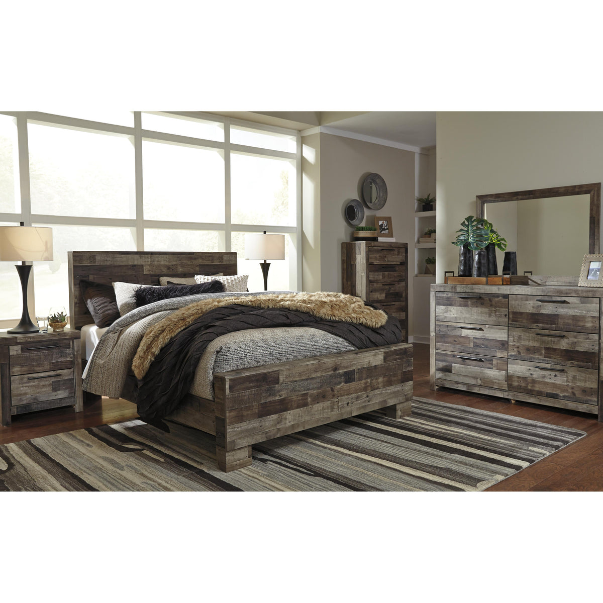  Benchcraft Derekson Queen Panel Bed B200-57/B200-54/B200-96 IMAGE 4