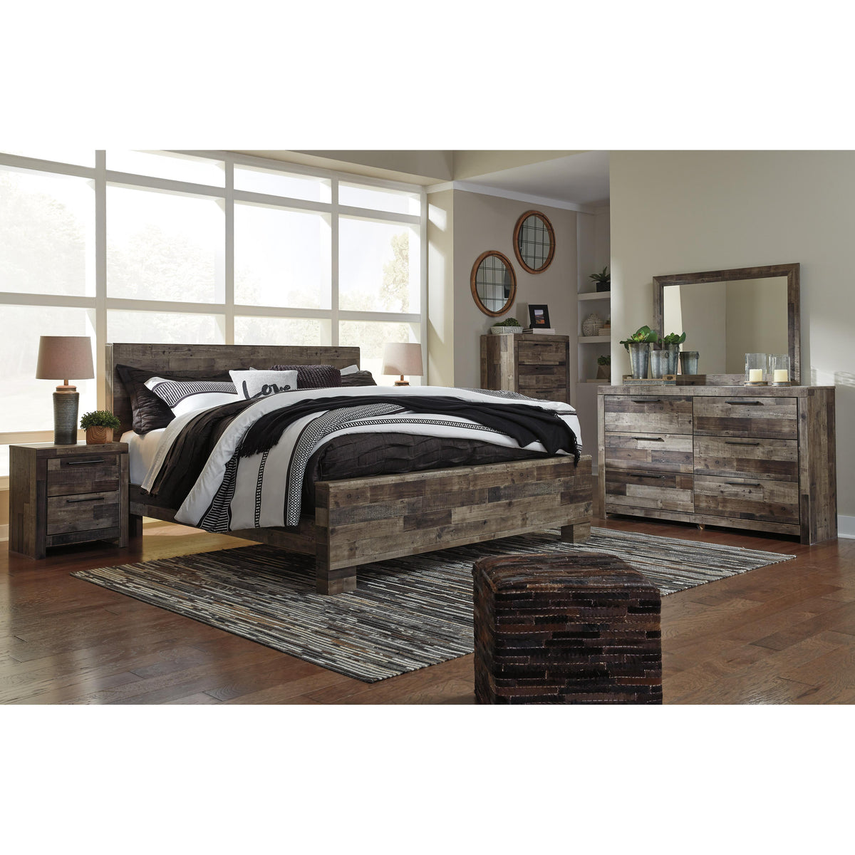  Benchcraft Derekson King Panel Bed B200-58/B200-56/B200-97 IMAGE 5
