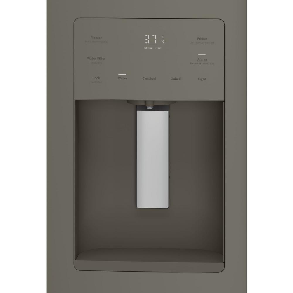  GE 36-inch, 25.6 cu. ft. French 3-Door Refrigerator GFE26JMMES IMAGE 3