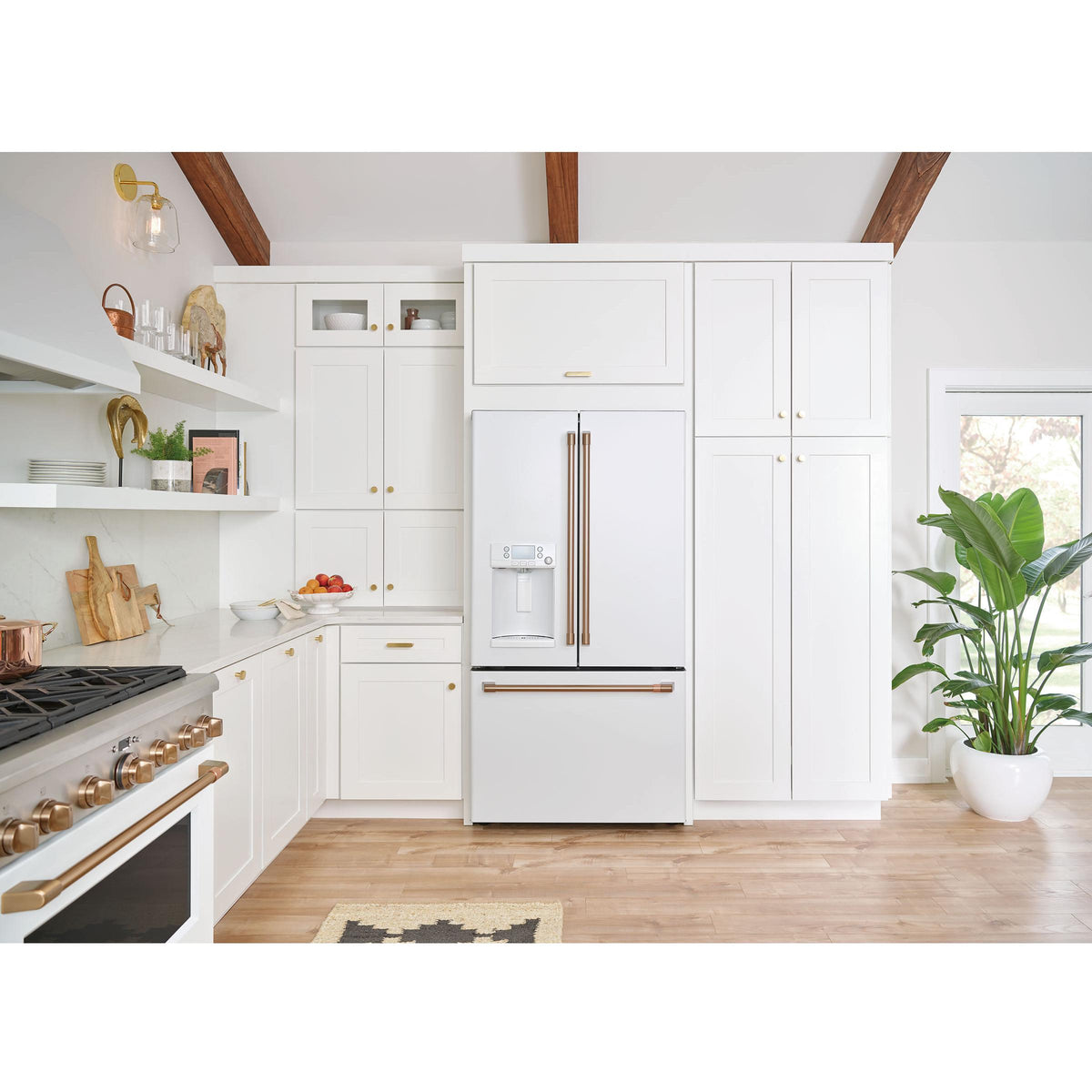  Café 36-inch, 22.2 cu.ft. Counter-Depth French 3-Door Refrigerator with Hot Water Dispenser CYE22TP4MW2 IMAGE 6