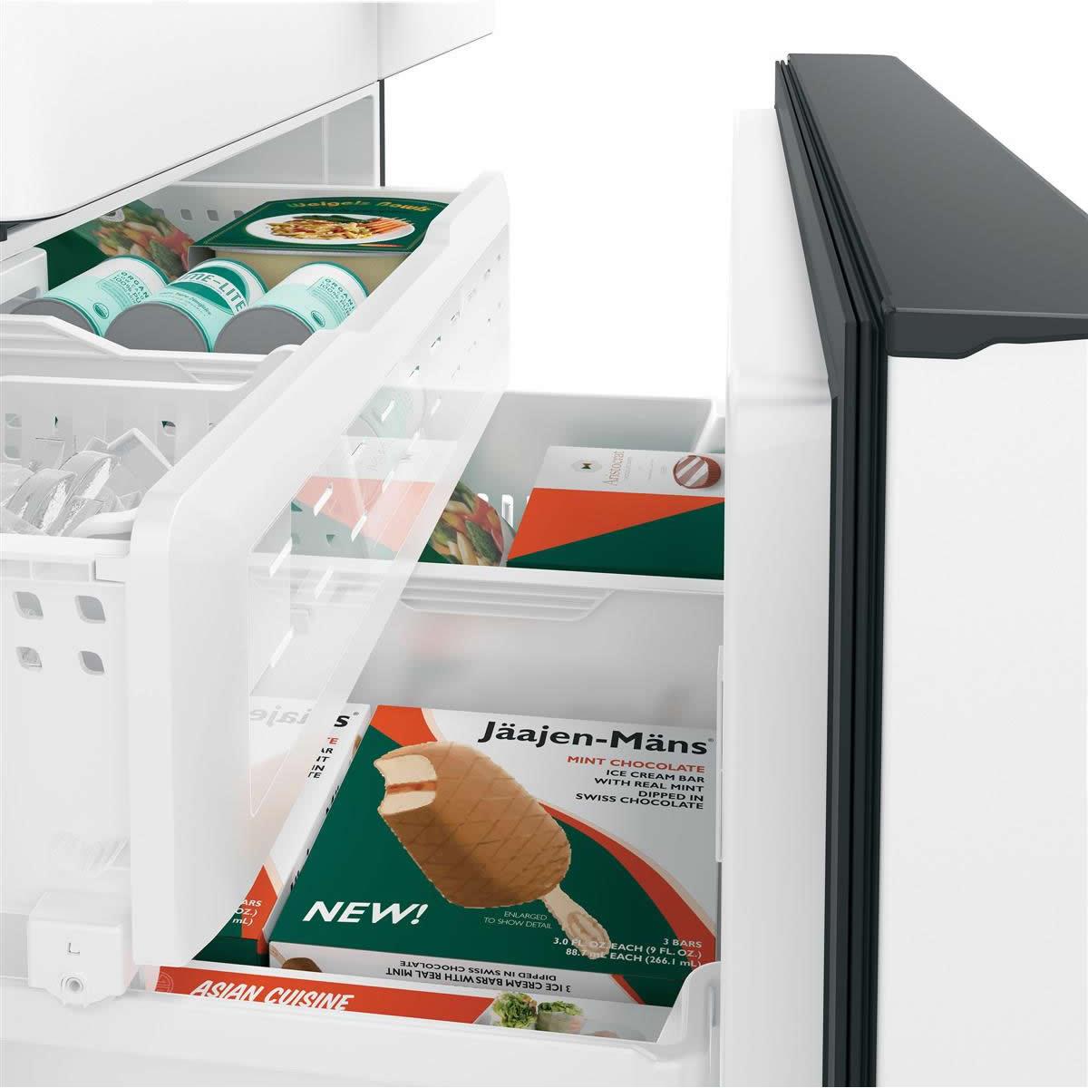  Café 36-inch, 23.1 cu.ft. Counter-Depth French 3-Door Refrigerator with WiFi Connect CWE23SP4MW2 IMAGE 6