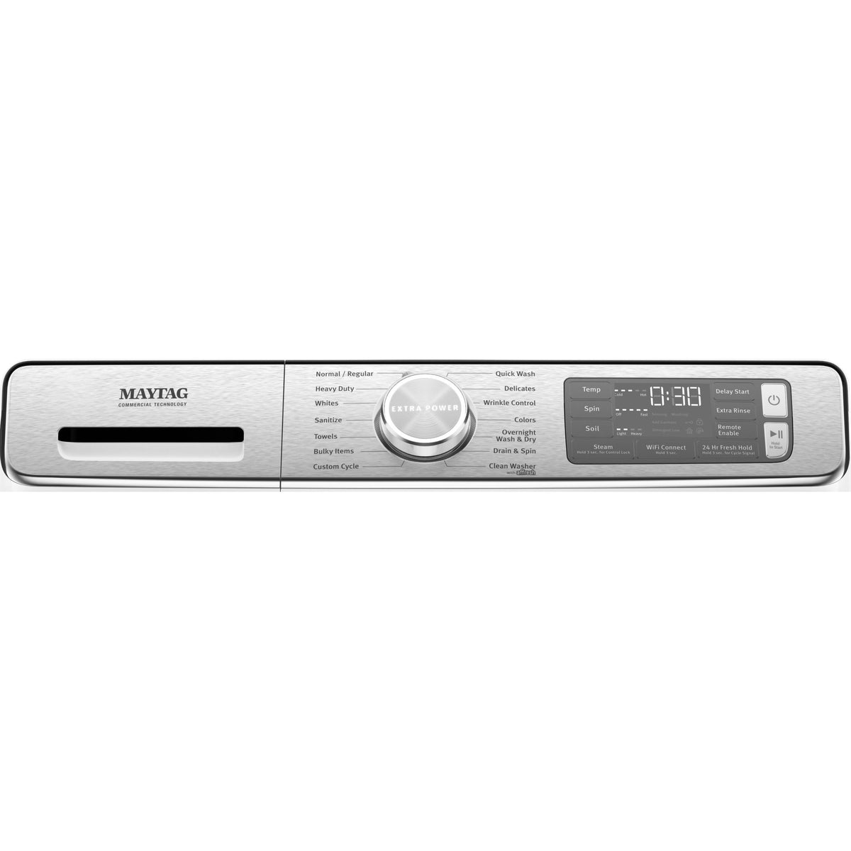  Maytag 5.8 cu. ft. Front Loading Washer with Extra Power button MHW8630HW IMAGE 2
