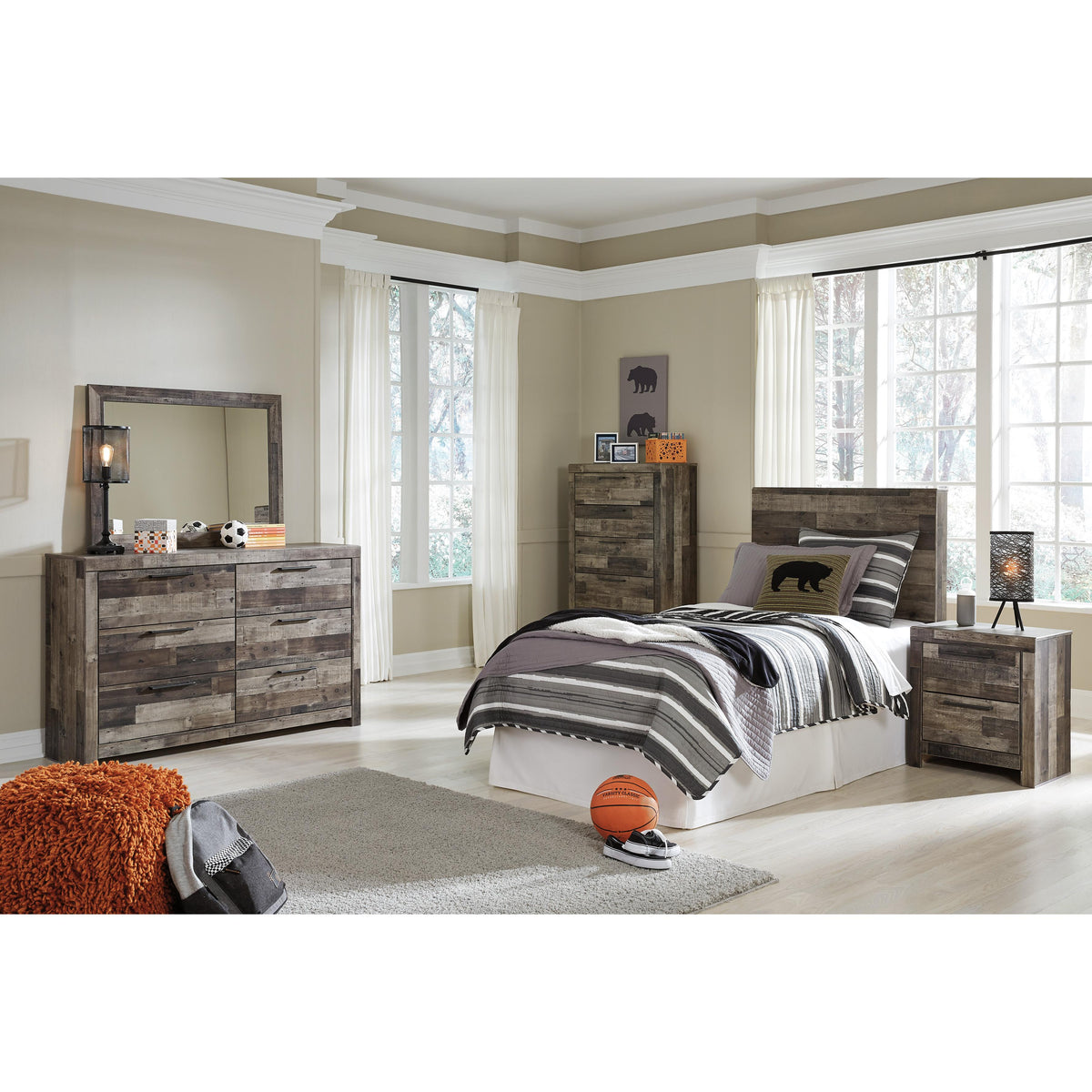  Benchcraft Derekson B200-53 Twin Panel Headboard IMAGE 11