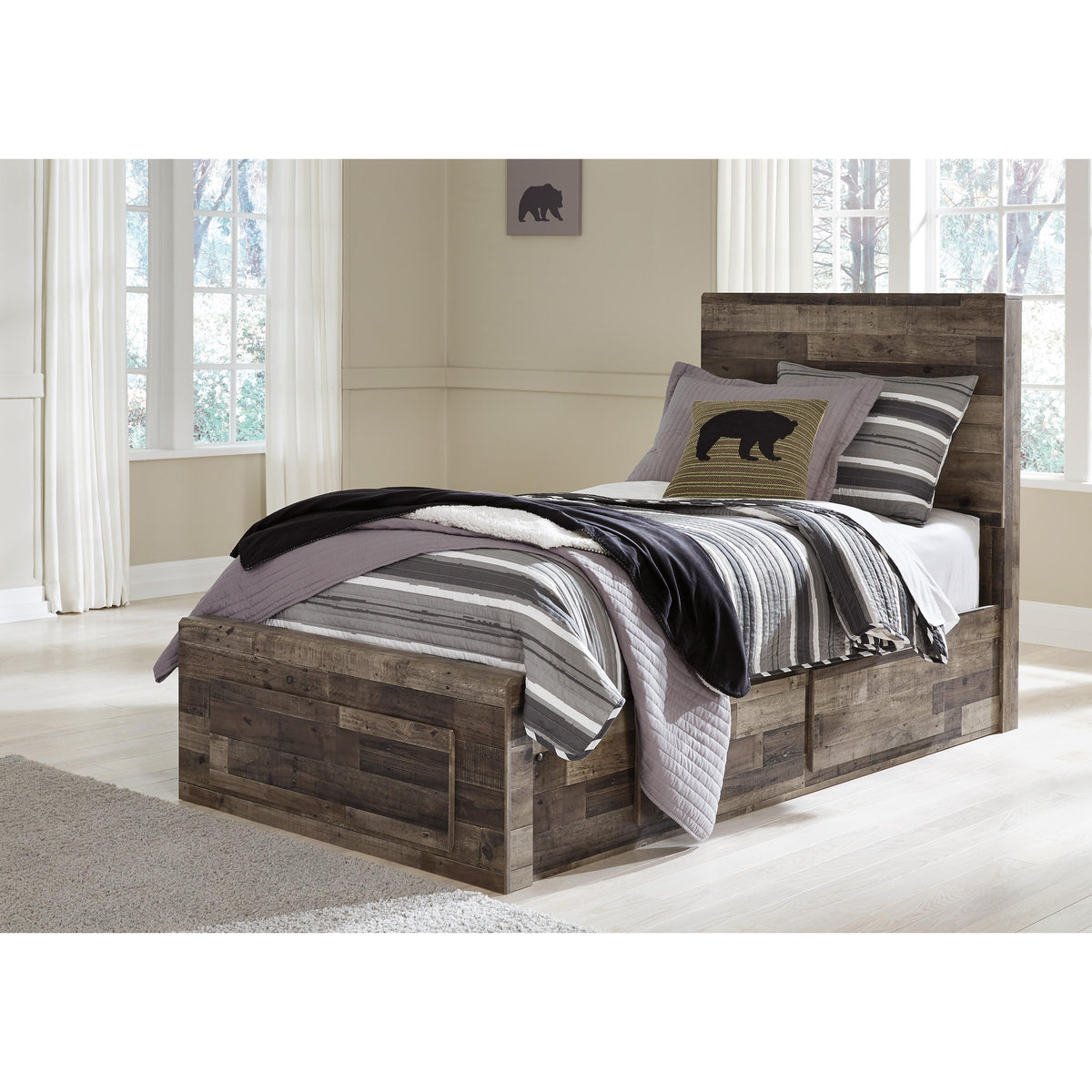  Benchcraft Derekson B200-50 Twin/Full Under Bed Storage IMAGE 2
