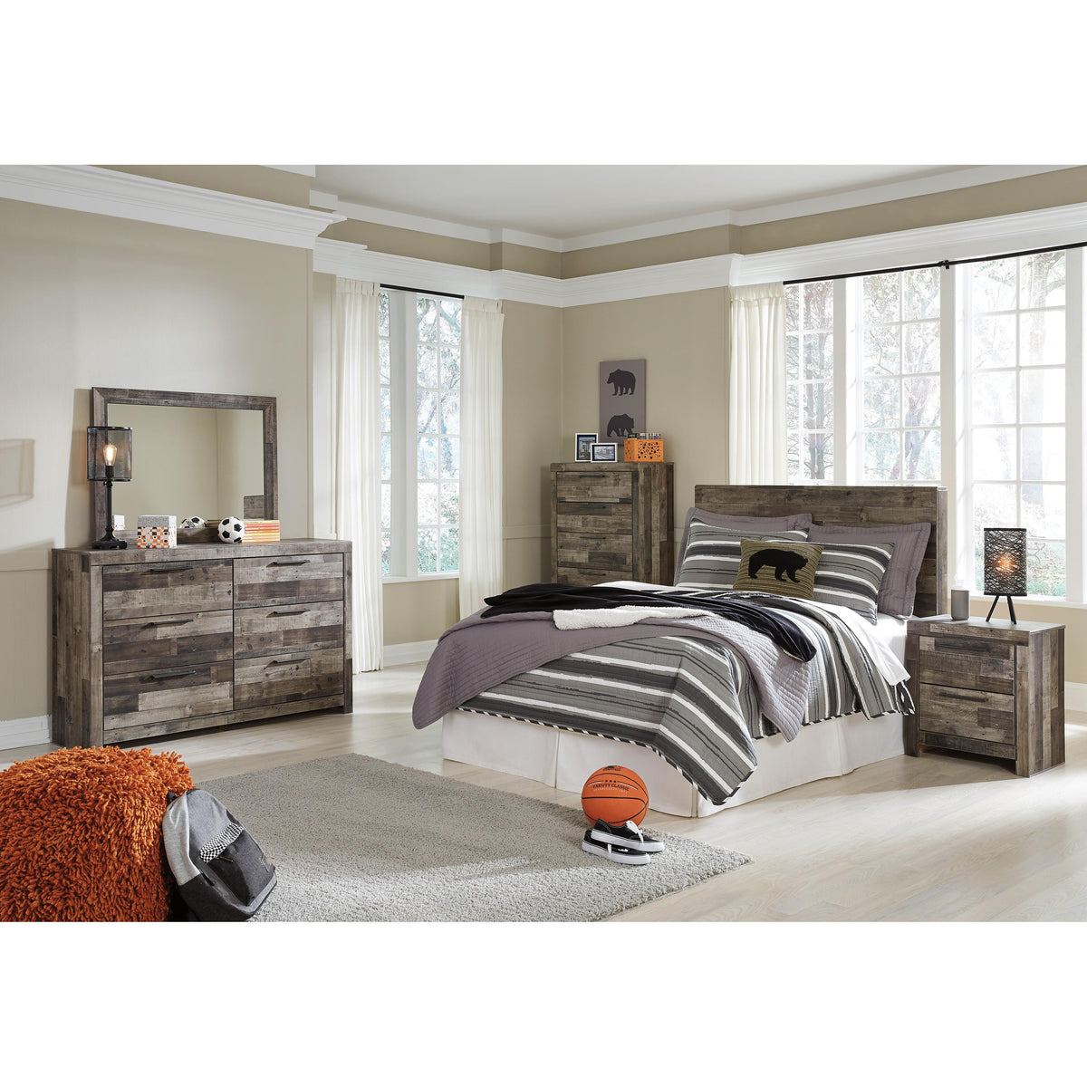  Benchcraft Derekson B200-87 Full Panel Headboard IMAGE 13