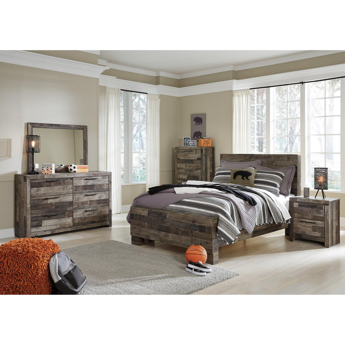  Benchcraft Derekson B200-87 Full Panel Headboard IMAGE 7