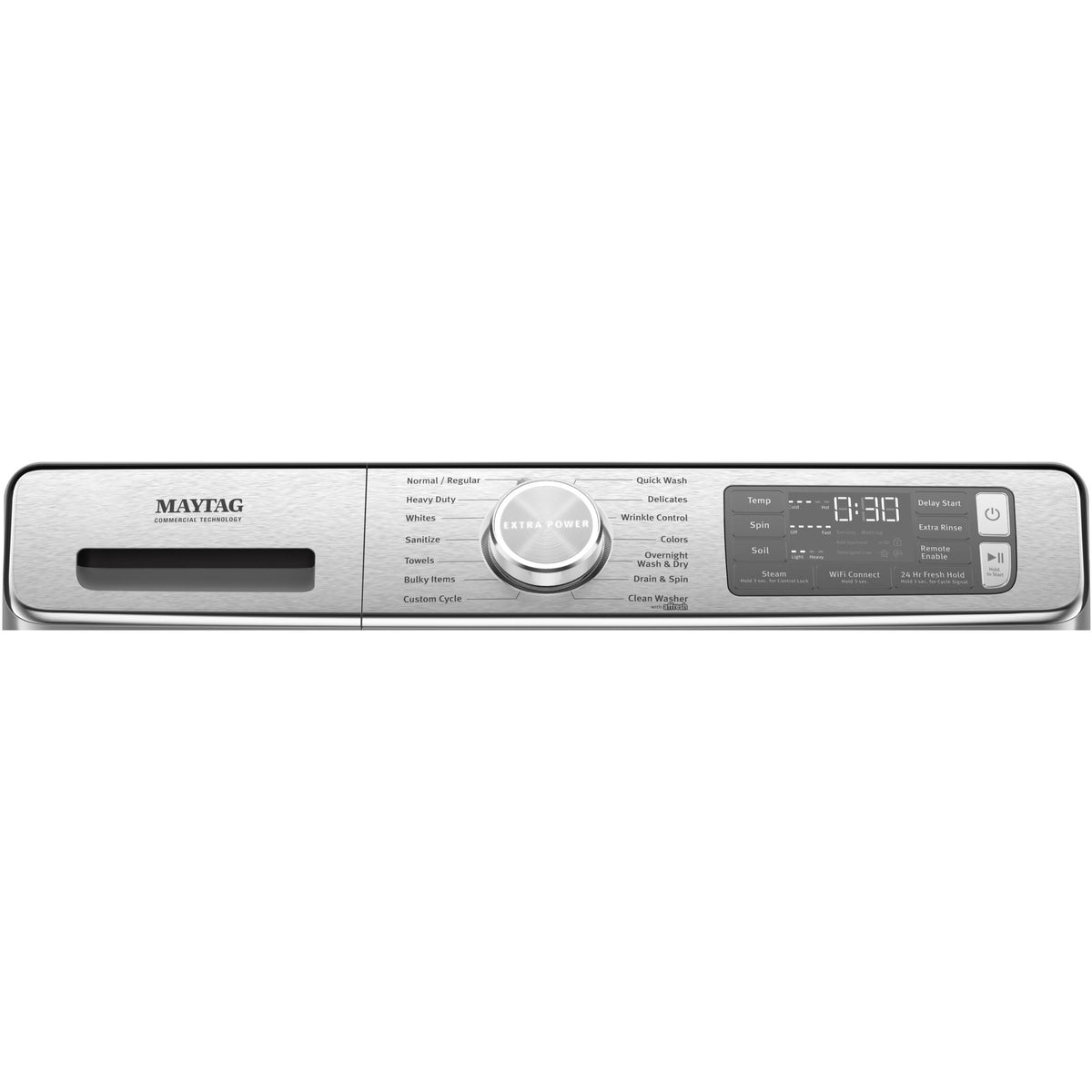  Maytag 5.8 cu. ft. Front Loading Washer with Extra Power button MHW8630HC IMAGE 2