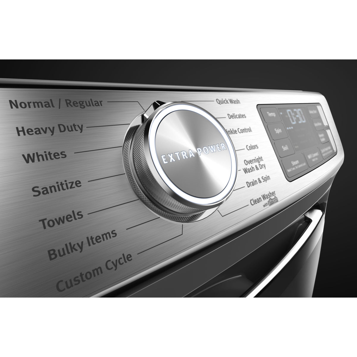  Maytag 5.8 cu. ft. Front Loading Washer with Extra Power button MHW8630HC IMAGE 3