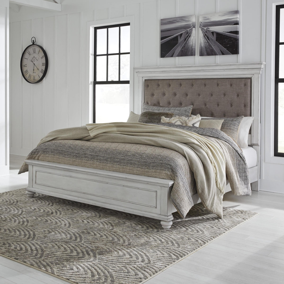  Benchcraft Kanwyn California King Panel Bed B777-158/B777-56/B777-94 IMAGE 4