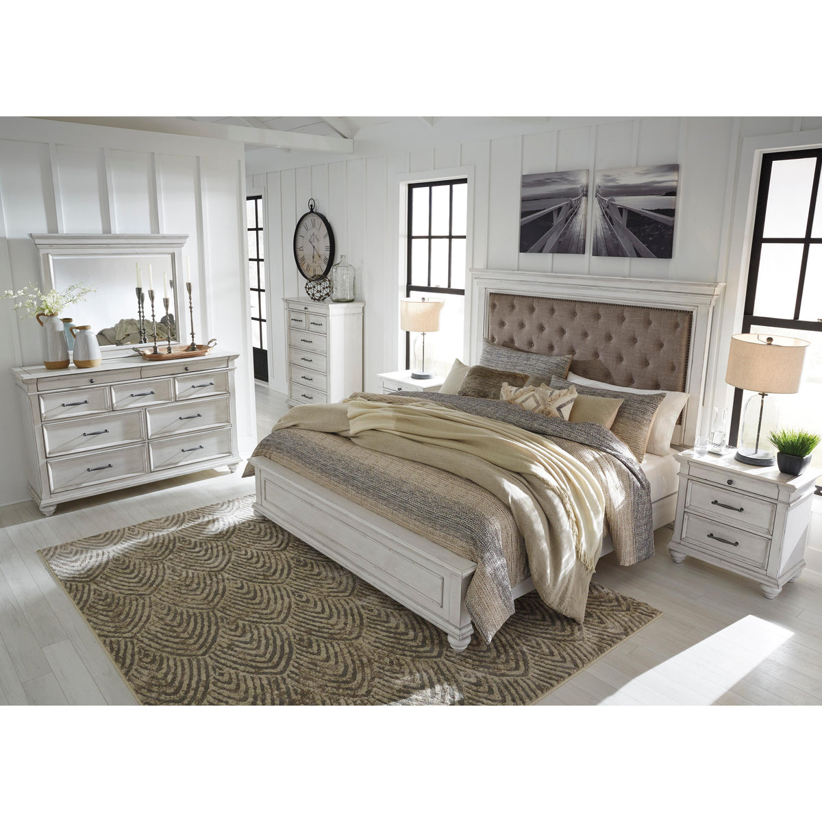  Benchcraft Kanwyn California King Panel Bed B777-158/B777-56/B777-94 IMAGE 9