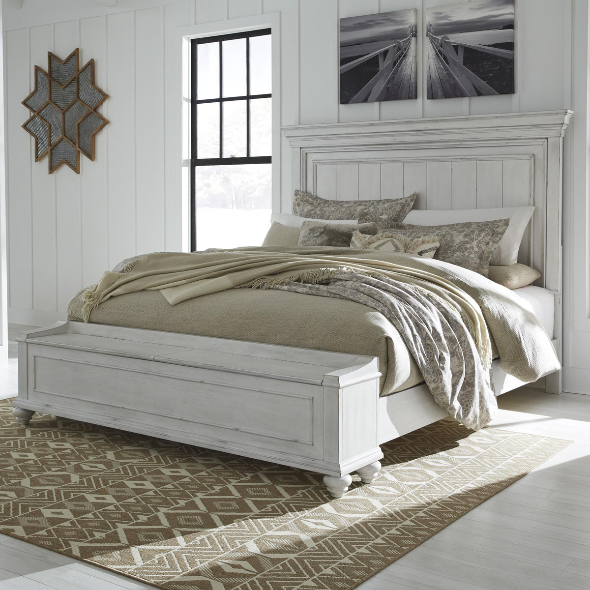  Benchcraft Kanwyn King Panel Bed with Storage B777-58/B777-56S/B777-97 IMAGE 4