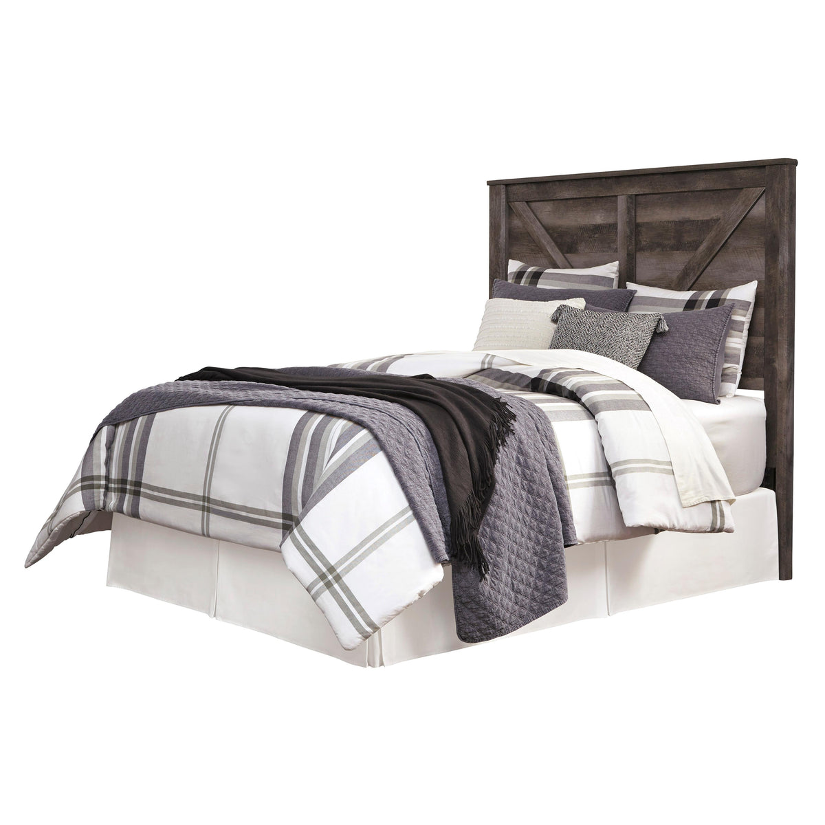  Signature Design by Ashley Wynnlow B440-57 Queen Crossbuck Panel Headboard IMAGE 3