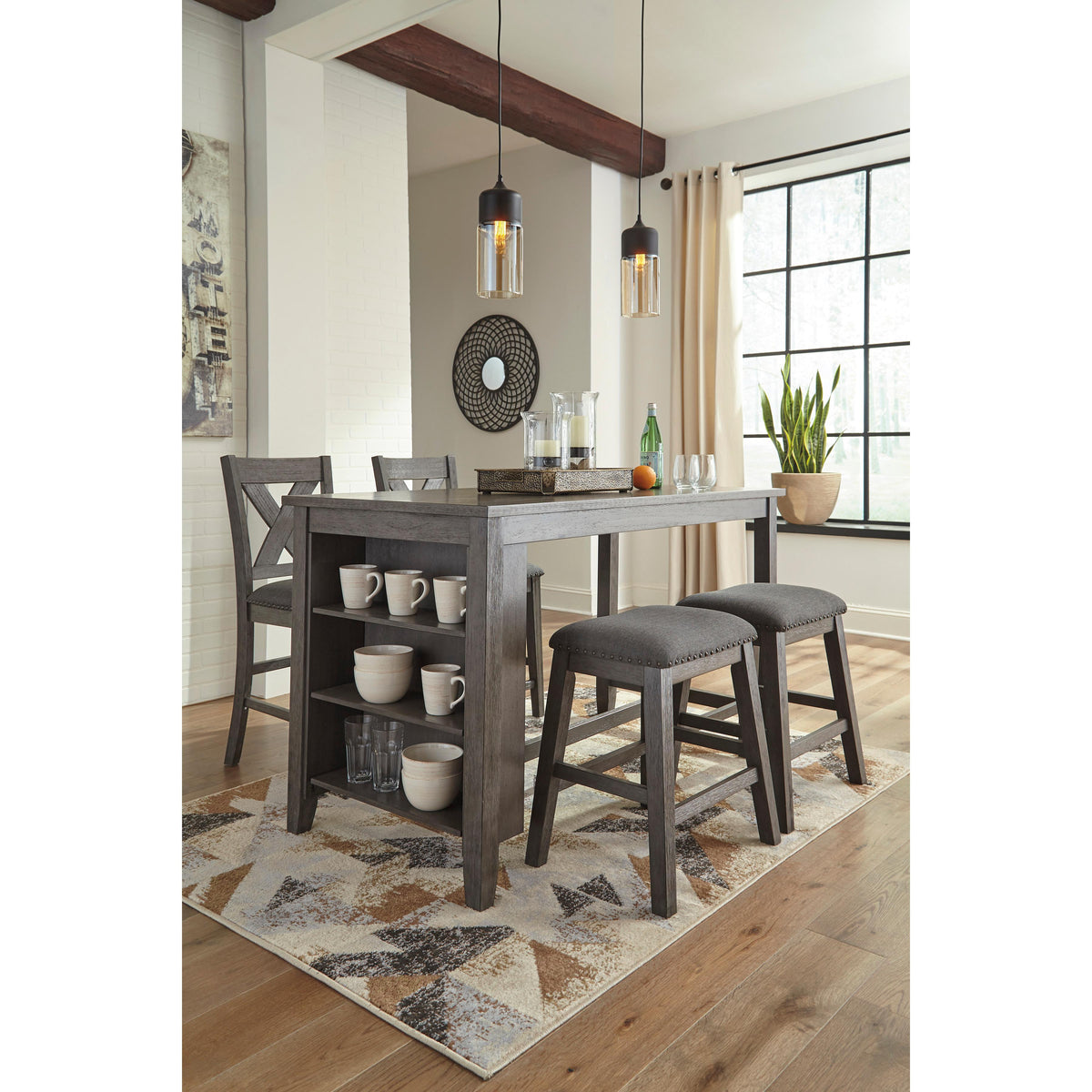  Signature Design by Ashley Caitbrook Counter Height Stool D388-124 IMAGE 3