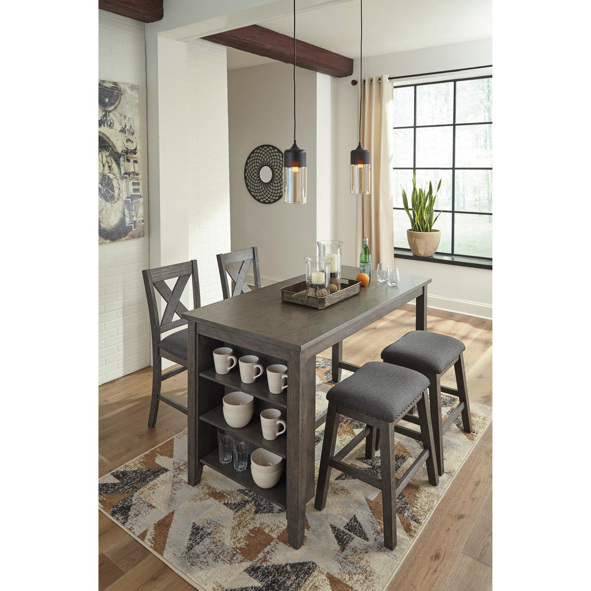  Signature Design by Ashley Caitbrook Counter Height Stool D388-124 IMAGE 4
