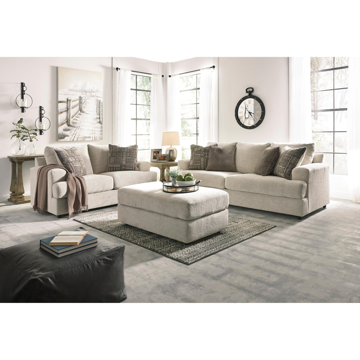  Signature Design by Ashley Soletren Stationary Fabric Loveseat 9510435 IMAGE 9