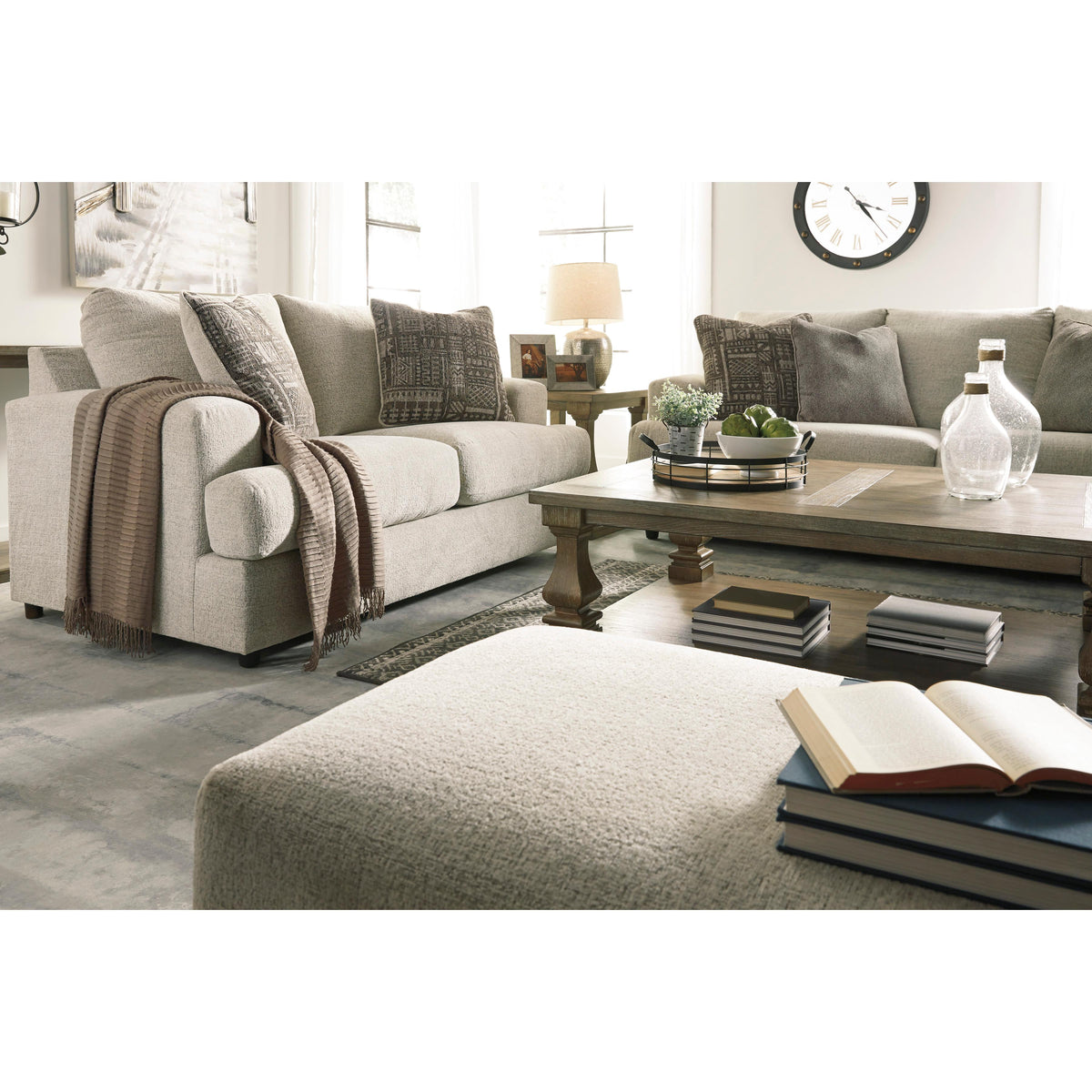  Signature Design by Ashley Soletren Stationary Fabric Sofa 9510438 IMAGE 7