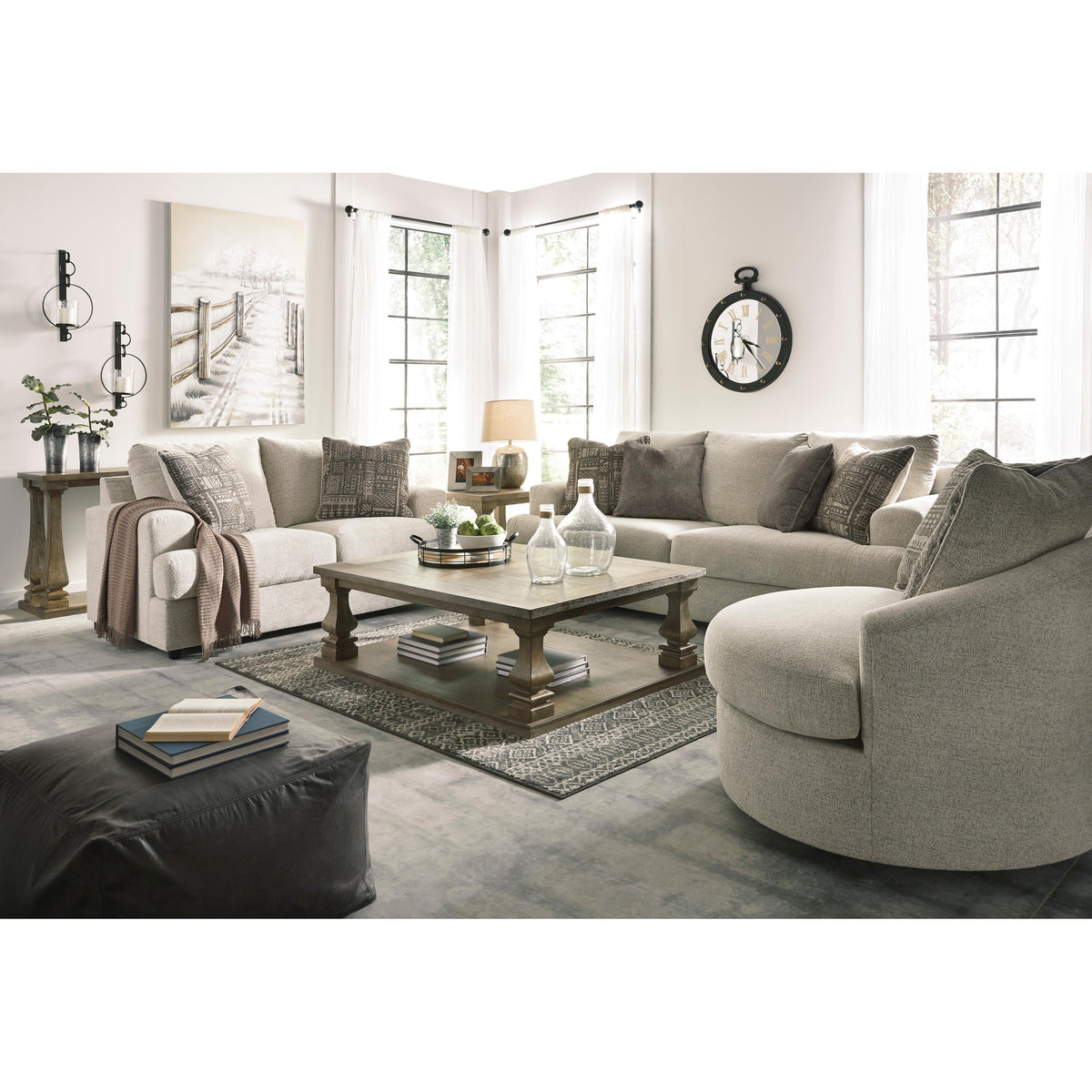  Signature Design by Ashley Soletren Swivel Fabric Accent Chair 9510444 IMAGE 6