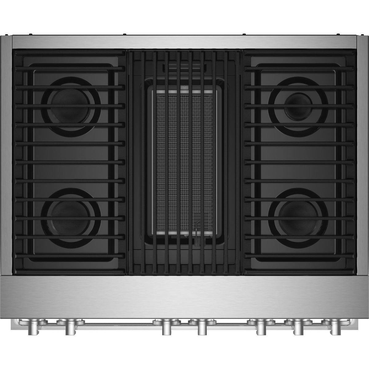  JennAir Noir 36-inch Professional-Style Dual-Fuel Range JDRP636HM IMAGE 3