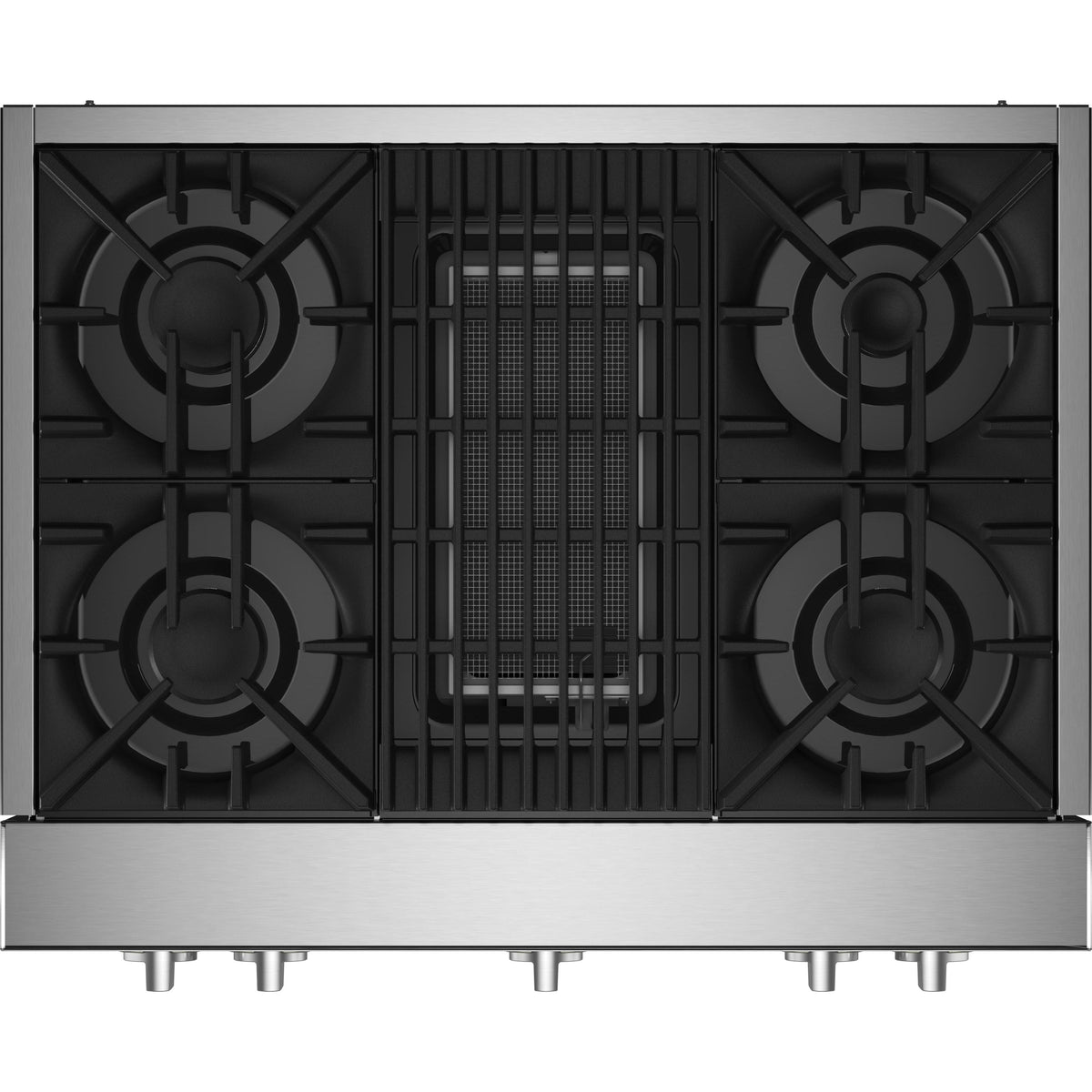  JennAir Rise 36-inch Gas Rangetop with Gas Grill JGCP636HL IMAGE 2