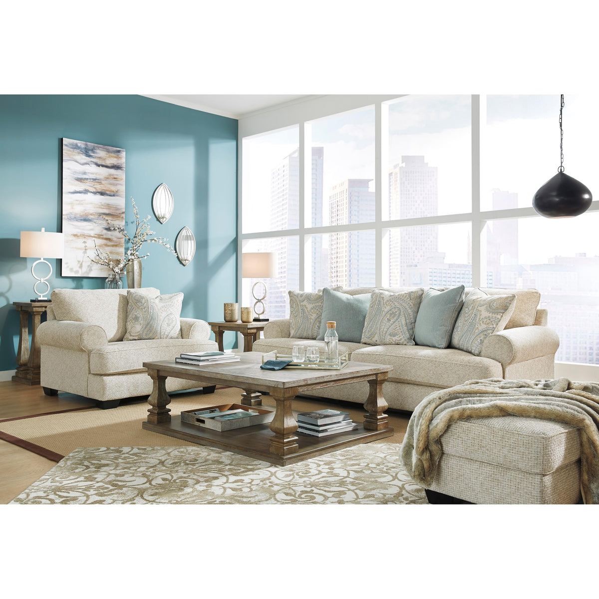  Signature Design by Ashley Monaghan Stationary Fabric Chair 9620523 IMAGE 7