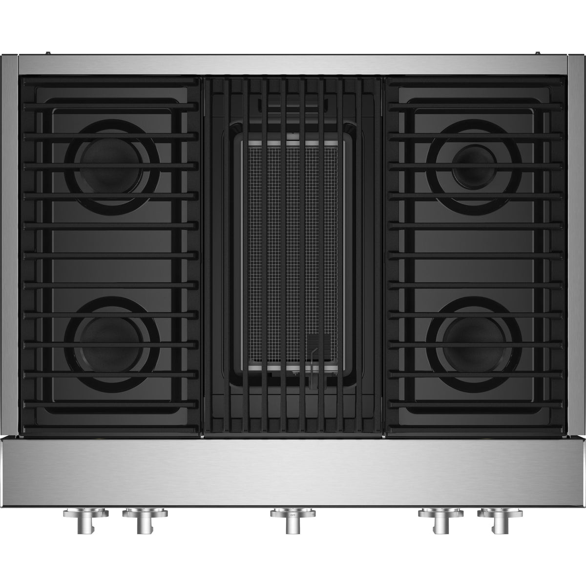  JennAir Noir 36-inch Gas Rangetop with Gas Grill JGCP636HM IMAGE 2