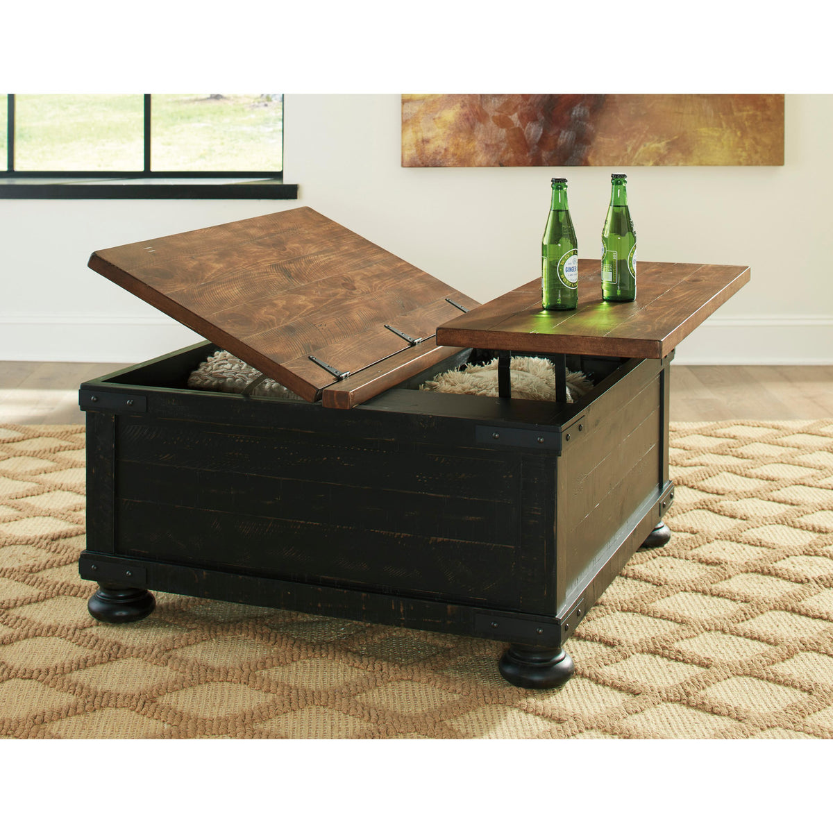  Signature Design by Ashley Valebeck Lift Top Cocktail Table T468-00 IMAGE 7