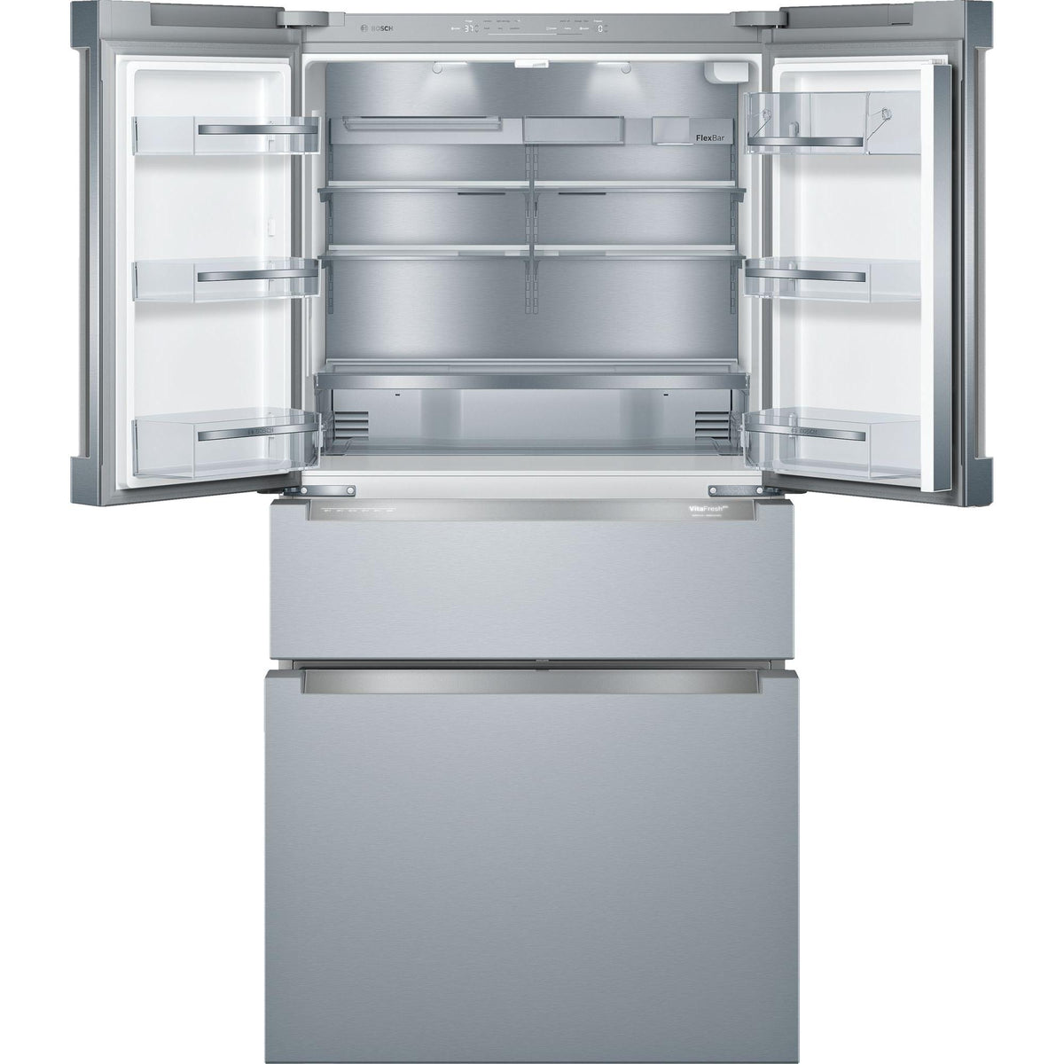 Bosch 36-inch, 21 cu.ft. Counter-Depth French 4-Door Refrigerator with VitaFreshPro™ Drawer B36CL80ENS IMAGE 7