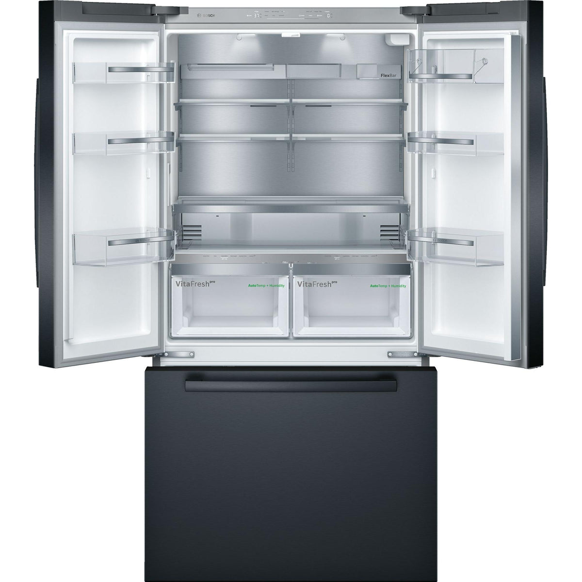  Bosch 36-inch, 21 cu.ft. Counter-Depth French 3-Door Refrigerator with VitaFreshPro™ Drawer B36CT80SNB IMAGE 6