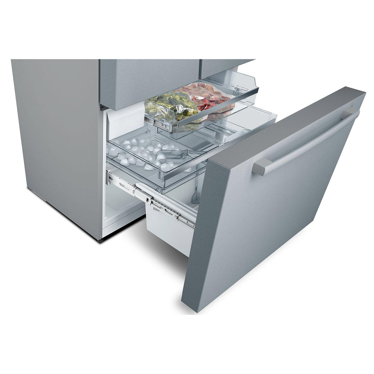  Bosch 36-inch, 21 cu.ft. Counter-Depth French 3-Door Refrigerator with VitaFreshPro™ Drawer B36CT80SNS IMAGE 2