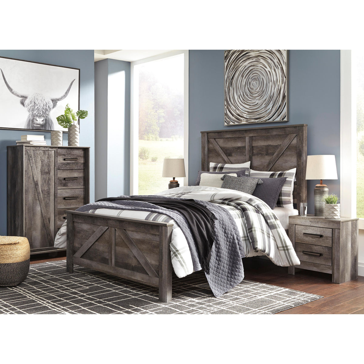  Signature Design by Ashley Wynnlow Queen Panel Bed B440-57/B440-54/B440-98 IMAGE 5