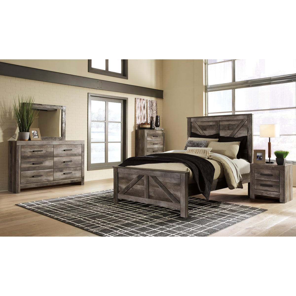  Signature Design by Ashley Wynnlow Queen Panel Bed B440-57/B440-54/B440-98 IMAGE 8