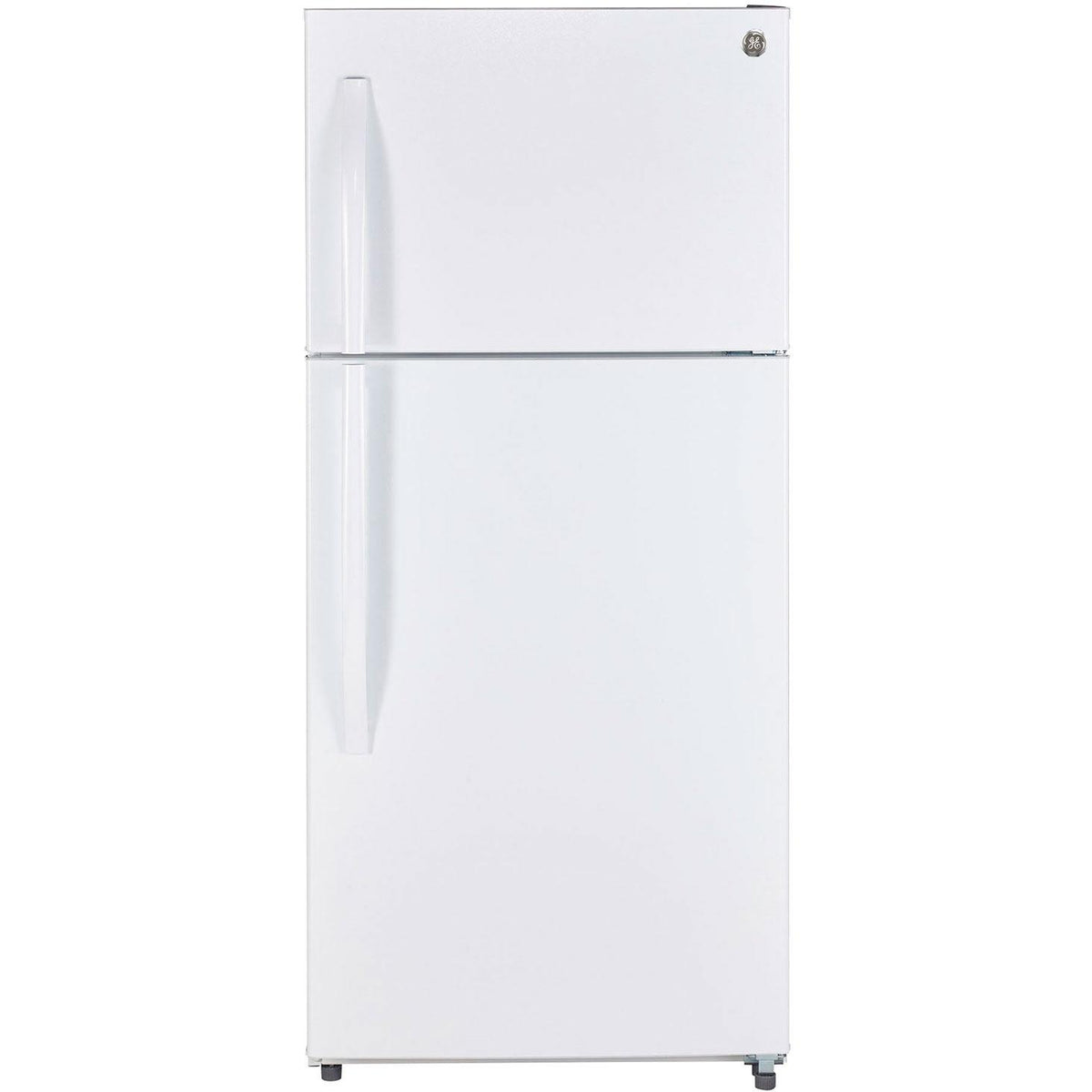  GE 30-inch 18 cu. ft. Top Freezer Refrigerator GTE18FTLKWW IMAGE 1